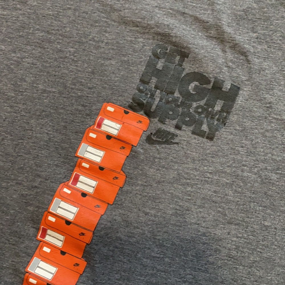 Y2k Nike Get High On Your Own Supply Short Sleeve View 3